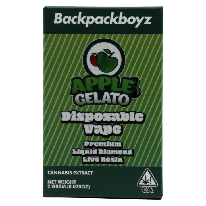 BackPack Boyz 2G Disposable - Zuper Bubble Live Resin-min