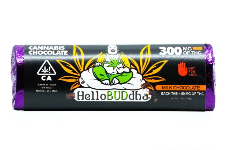 BudDah THC Milk Chocolate Bars