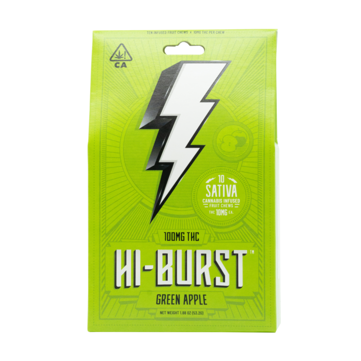 Hi-Burst Green Apple Fruit Chews Sativa