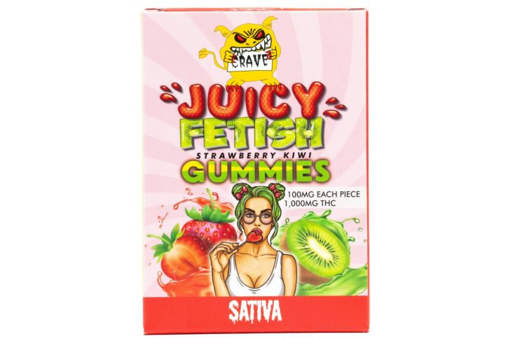 Juicy Fetish 1000mg Gummies | Crave Meds