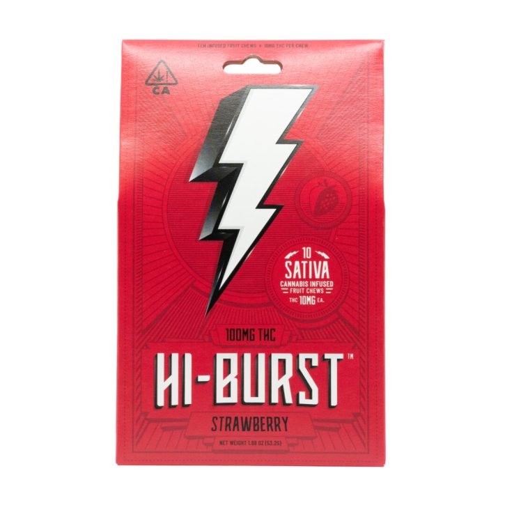 Hi-Burst Strawberry Gummies Sativa