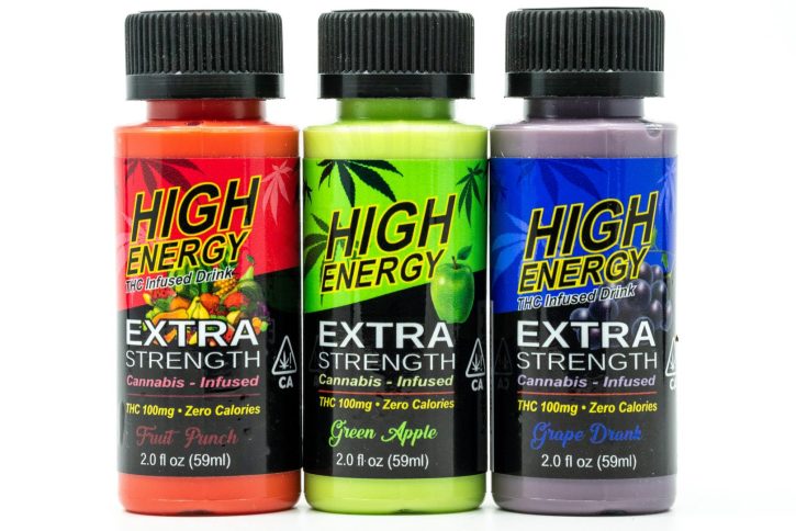 Buy High Energy THC Energy Shots 300mg