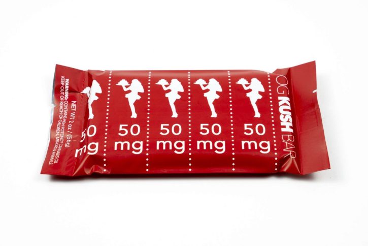 OG Kush Bar | Chocolate Candy Bar 250mg THC