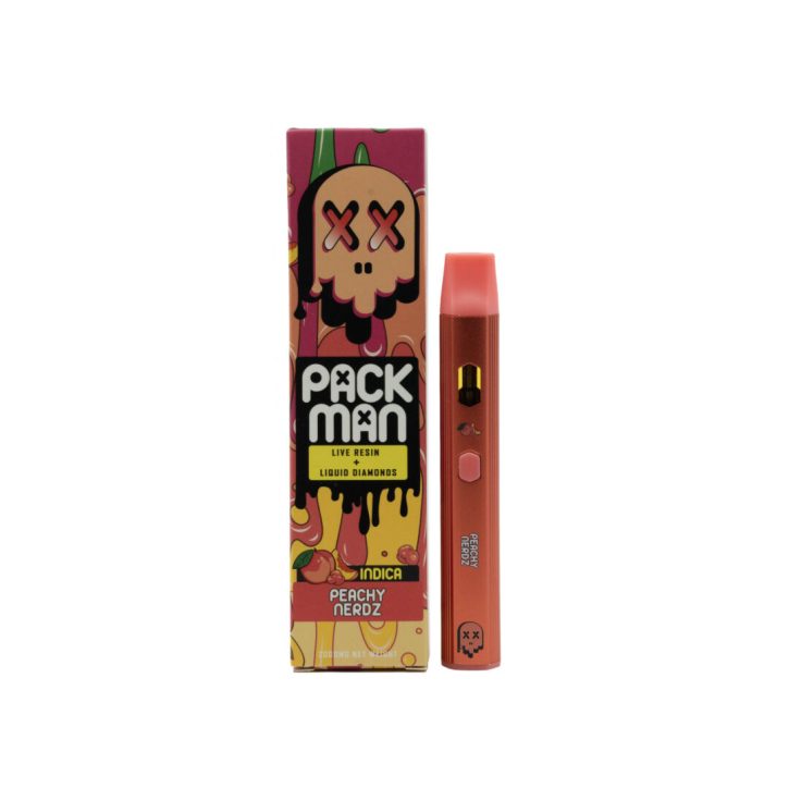 PackMan Live Resin & Liquid Diamonds Disposable - Peachy Nerdz Indica