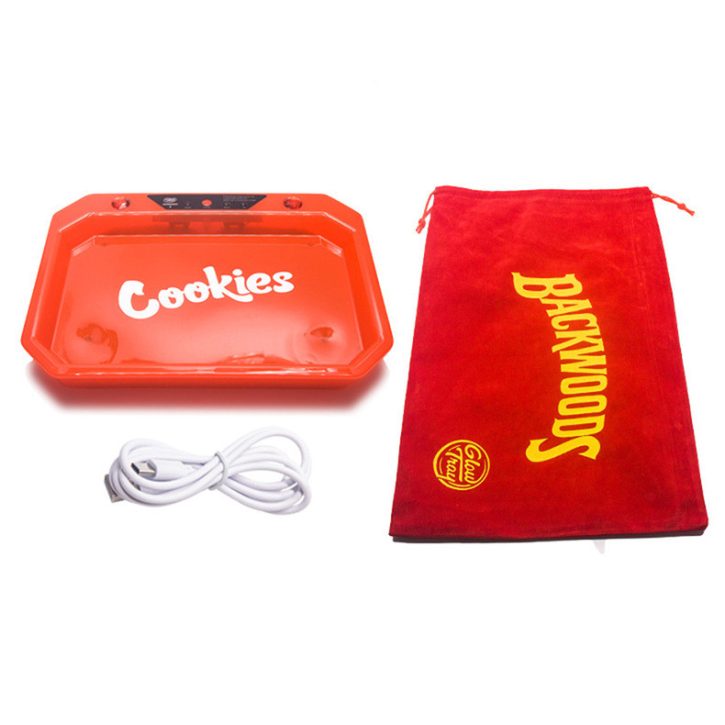 Red Cookies Tray