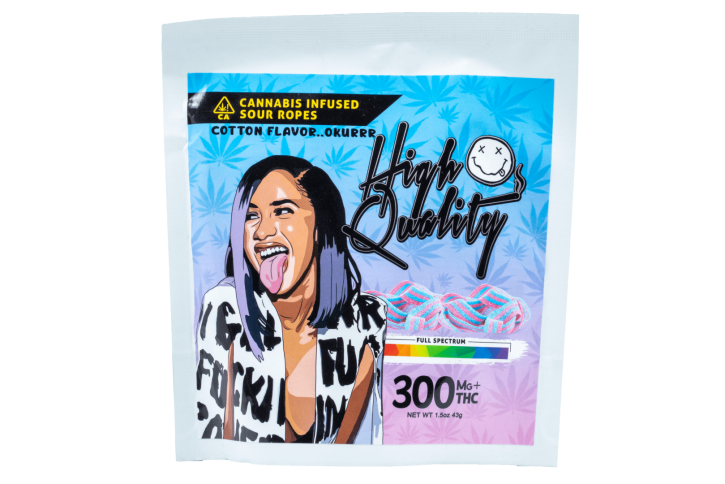 Cardi B Sour Ropes 300mg THC