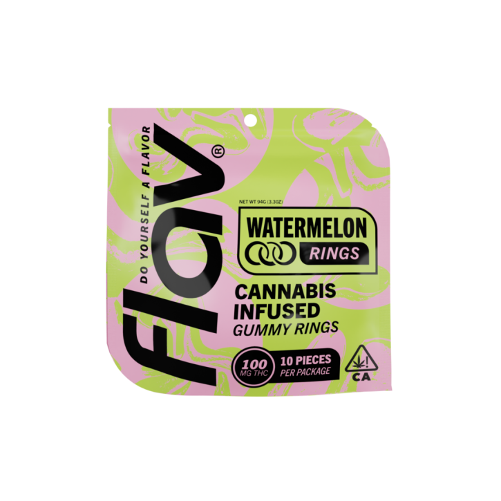 Flav Watermelon Rings 100mg THC