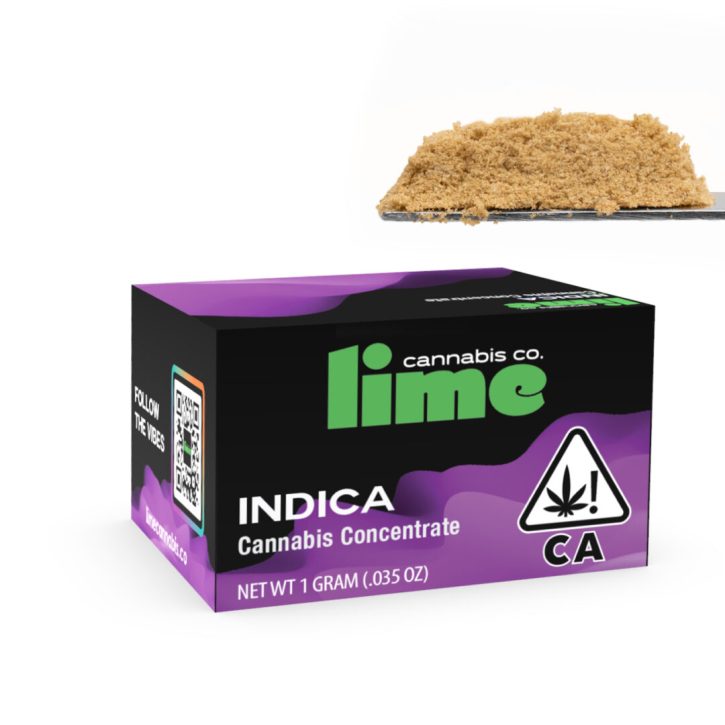 Lime - Indica (1.0g Ice Water Hash) | Cherry Cheesecake