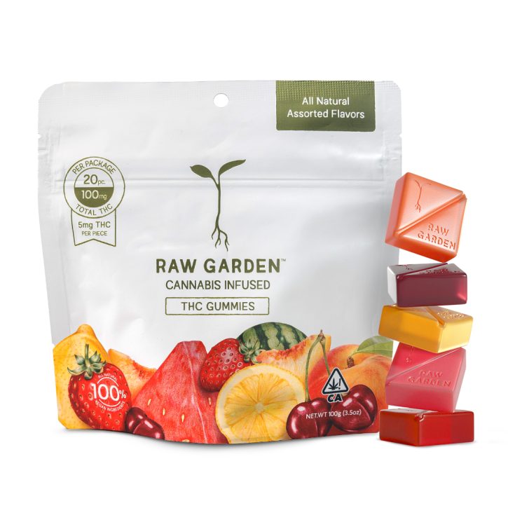 Raw Garden Cannabis Infused Gummies 5mg Each