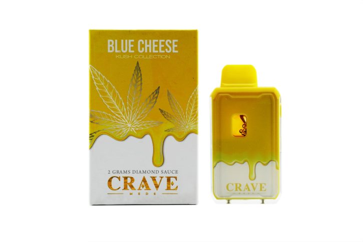 Blue Cheese 2G Diamond Sauce Disposable Vape Indica | Crave Meds