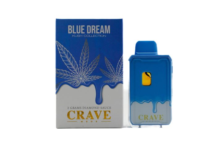 Blue Dream 2G Diamond Sauce Disposable Vape Hybrid | Crave Meds