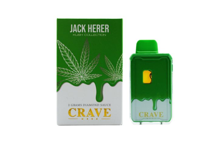 Jack Herer 2G Diamond Sauce Disposable Vape Hybrid | Crave Meds