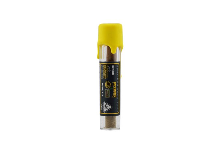 Buy Medellin 2G Packwoods Hybrid Preroll Online at IE 420 Meds