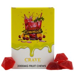 Cherry Lemonade 2000mg Liquid Diamonds THC Gummies by Crave Meds