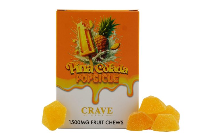 Pina Colada Popsicle 1500mg THC Liquid Diamond Indica Gummies