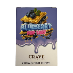 Blueberry Pop Tart Crave Med Gummies 2000mg THC